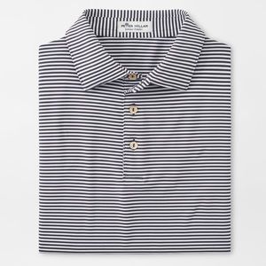 Peter Millar men’s golf shirt. Crown Sport style. Size XL. Black/white.